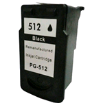 Cartuccia compatibile for Canon Black 18ML Rig Canon PIXMA MP240/MP260/MP480/MX320/MX330 # PG-512 Sostituisce PG510