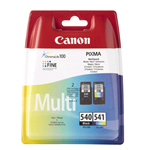 Cartuccia/testina di stampa multi pack nero + colore 8ml Conf. da 2 per Canon Pixma MG 2150/MX 370 PG-540/CL-541 Multi pack Originale Nero, Ciano, Magenta, Giallo Multipack 2 pezzo(i)