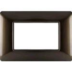 Placca 3 posti Bronzo compatibile Matix M8003-09