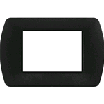 PLACCA 8803-30 3P ANTRACITE METALLIZZATO/INT-LGT METALLO Compatibile con serie Living International/Light.