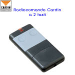 RADIOCOMANDO CARDIN - Tasti 2 433MHZ Rolling Code CARDIN S 435TX 2 TRS435200