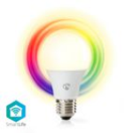 Lampadina LED smart Wi-Fi | Colore pieno e bianco caldo | E27