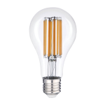 LAMPADINA LED FILAMENT GOCCIA A65 E27 15W LUCE NATURALE 4000°K 2150 Lm Equivalenza Incandescenza 130 W