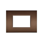 PLACCA 8003-14 3P BRONZO/LGT TECNOPOLIMERO Compatibile con serie Living International/Light.