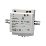 ALIMENTATORE SWITCHING  45W 12V 3,5A 1 OUT GUIDA DIN CONFORME ALLA DIRETTIVA EUROPEA ERP (2009/125/CE)