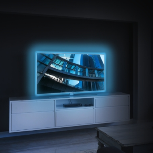 23021470 - STRIPLEDTV - KIT 2 STRISCE LED RGB PER RETROILLUMINAZIONE TV -  GBC