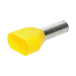 TERMINALI PER 2 FILI DA  6 MM GIALLO (CONFEZIONE 100PZ)