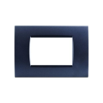 Placca Tecnopolimero Art 8003-10 3P Blu Navy Compatibile con serie Living International/Light