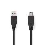 Cavo USB | USB 2.0 | USB-A Maschio | USB Mini-B 5 pin Maschio | 480 Mbps | Placcato nickel | 2