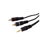 CAVO AUDIO HIGH END SPINA JACK 3,5MM STEREO / 2 SPINE RCA 3M