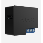 Relè di controllo remoto Ajax Contatto Pulito (libero da tensioni) Senza fili 868 MHz Jeweller Portata fino a 1000 m Alimentazione entrata 7~24VDC Scatole di montaggio meccanismo standard