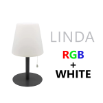 Lampada LED da tavolo RGB+W Linda Ricaricabile [500100] LI-RGBW 