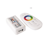 CONTROLLER LED RGB e RGB+WHITE con Telecomando Ideale per strip led 12/24 Vdc 6A X CH