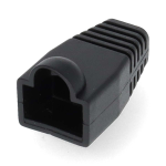 Gommino Copri plug  RJ45 Strain Relief Boot RJ45 | PVC | Black | Box | 10 pcs