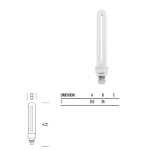 Lampada LED G24d ALC 1000lm 11 5W G24d CW  SLD751053