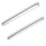 Plafoniera stagna 150 cm IP65 per 1 tubo led (non inclusi) REGLETTE LED IP65 150CM  SENZA TUBI