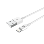 Cavo di Ricarica con connettore "Lightning" a USB 2.0 permette la ricarica di dispositvi Apple. Colore bianco, lunghezza 2 metri