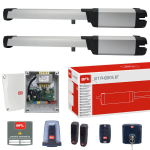 KIT AUTOMAZIONE PHOBOS BT KIT B40 COMPLETO PER CANCELLI A DUE ANTE BATTENTI X USO RESIDENZIALE, ANTE FINO A 500KG E 4MT PHOBOS BT B40 SMART KIT