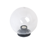 LAMPIONE GLOBO SFERA TRASPARENTE  250MM IP65 PMMA 